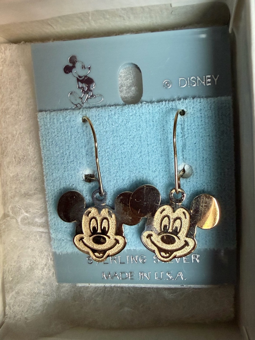 2/$20 Disney Small Gold-Tone Hook Earrings